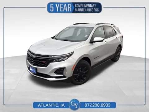 Silver 2022 Chevrolet Equinox RS for sale in Atlantic, IA
