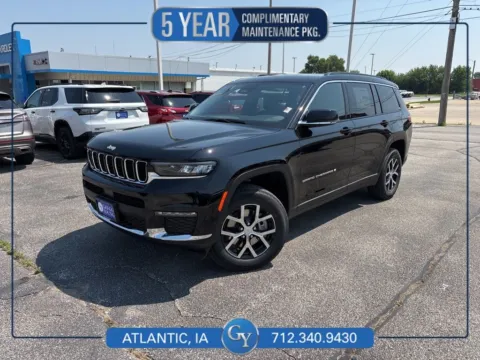 Black 2025 Jeep Grand Cherokee L Limited for sale in Atlantic, IA