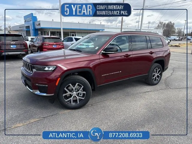 Red 2025 Jeep Grand Cherokee L Limited for sale in Atlantic, IA