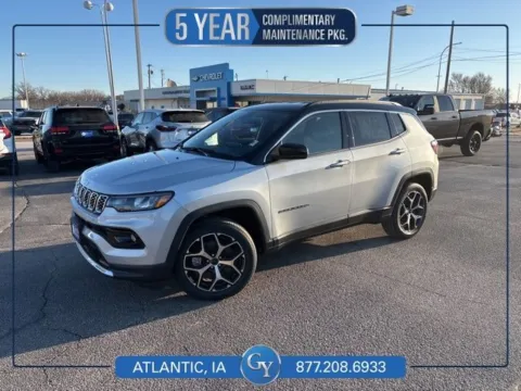 Silver 2025 Jeep Compass Limited for sale in Atlantic, IA