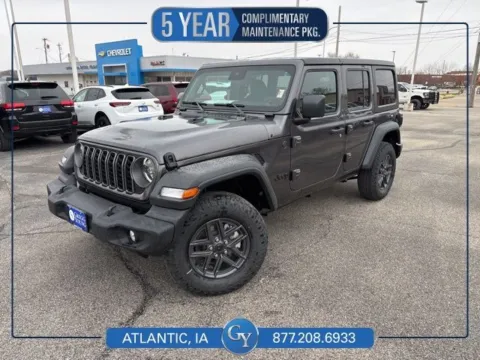 Gray 2025 Jeep Wrangler Sport S for sale in Atlantic, IA