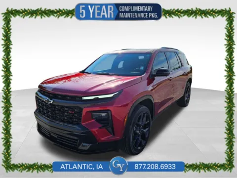 Red 2024 Chevrolet Traverse RS for sale in Atlantic, IA