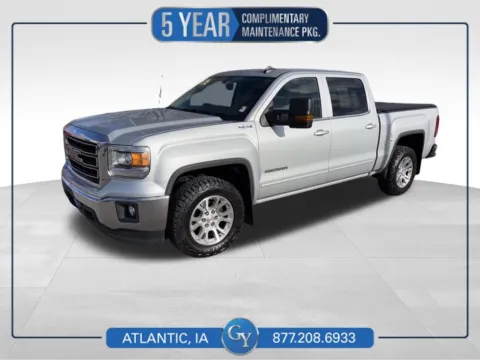 Silver 2015 GMC Sierra 1500 SLE for sale in Atlantic, IA