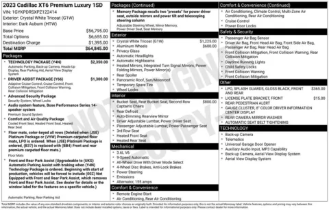 Photos of 2023 Cadillac XT6 Premium Luxury for sale in Atlantic, IA at Gregg Young of Atlantic