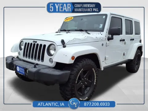 White 2015 Jeep Wrangler Unlimited Sahara for sale in Atlantic, IA