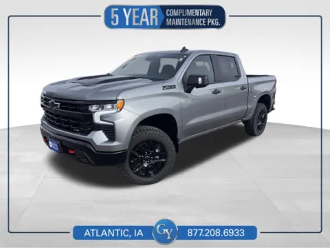 Gray 2025 Chevrolet Silverado 1500 LT Trail Boss for sale in Atlantic, IA