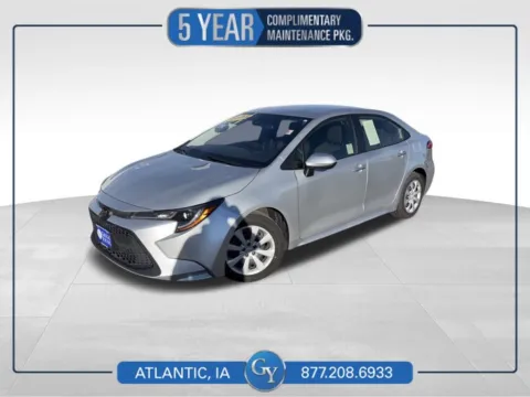 Silver 2022 Toyota Corolla LE for sale in Atlantic, IA
