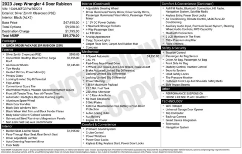 Photos of 2023 Jeep Wrangler Rubicon for sale in Atlantic, IA at Gregg Young of Atlantic