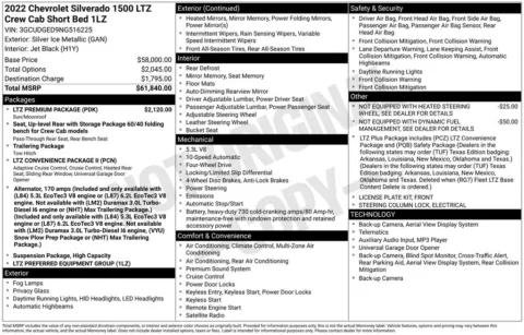 Photos of 2022 Chevrolet Silverado 1500 LTZ for sale in Atlantic, IA at Gregg Young of Atlantic