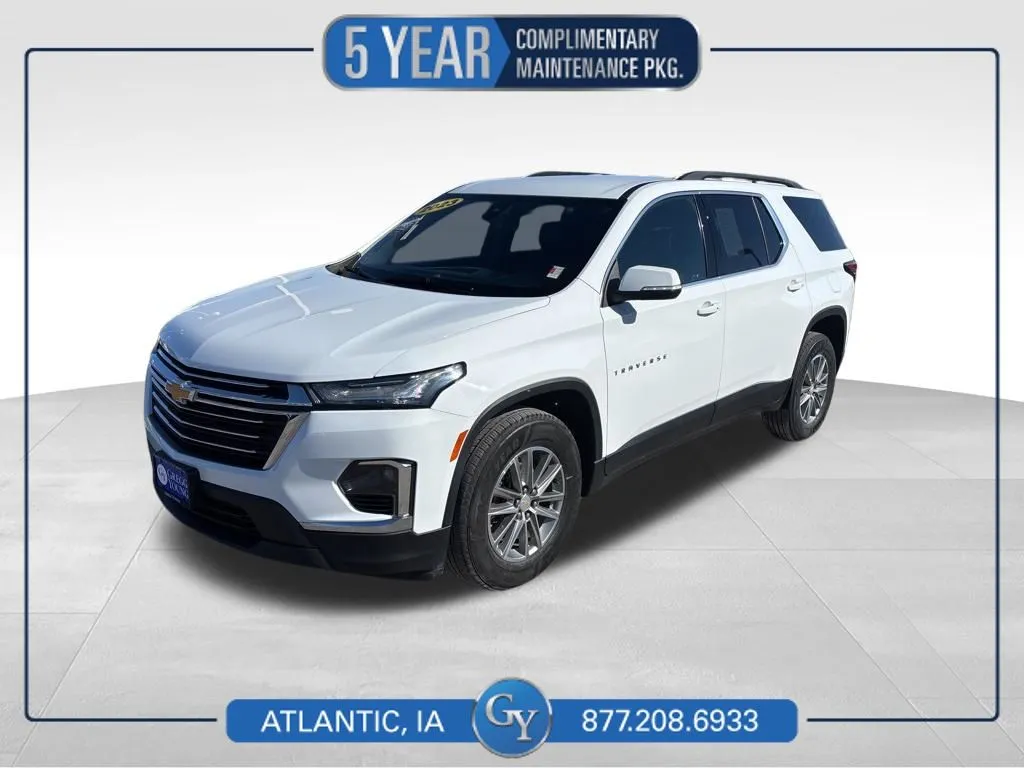 White 2023 Chevrolet Traverse LT Leather for sale in Atlantic, IA