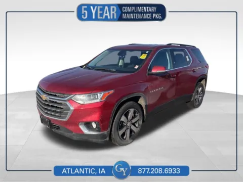 Red 2021 Chevrolet Traverse LT Leather for sale in Atlantic, IA