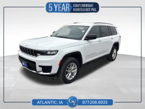 White 2024 Jeep Grand Cherokee L Laredo for sale in Atlantic, IA