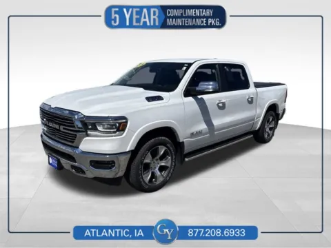 White 2019 Ram 1500 Laramie for sale in Atlantic, IA