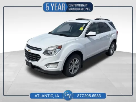 White 2017 Chevrolet Equinox LT for sale in Atlantic, IA