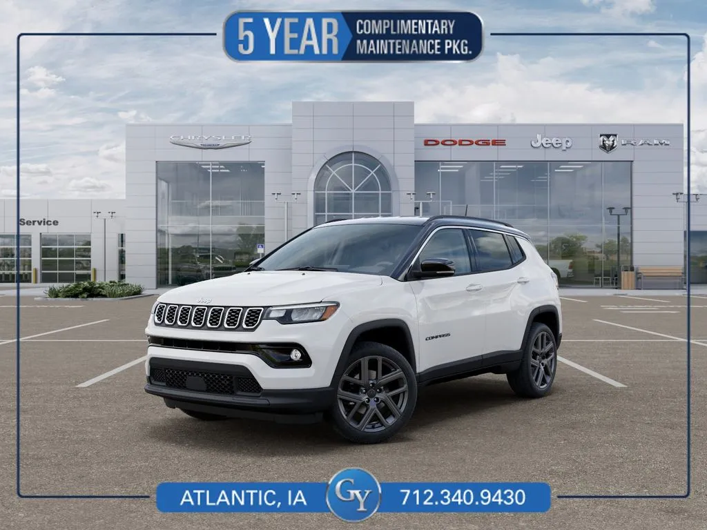 White 2026 Jeep Compass Limited for sale in Atlantic, IA