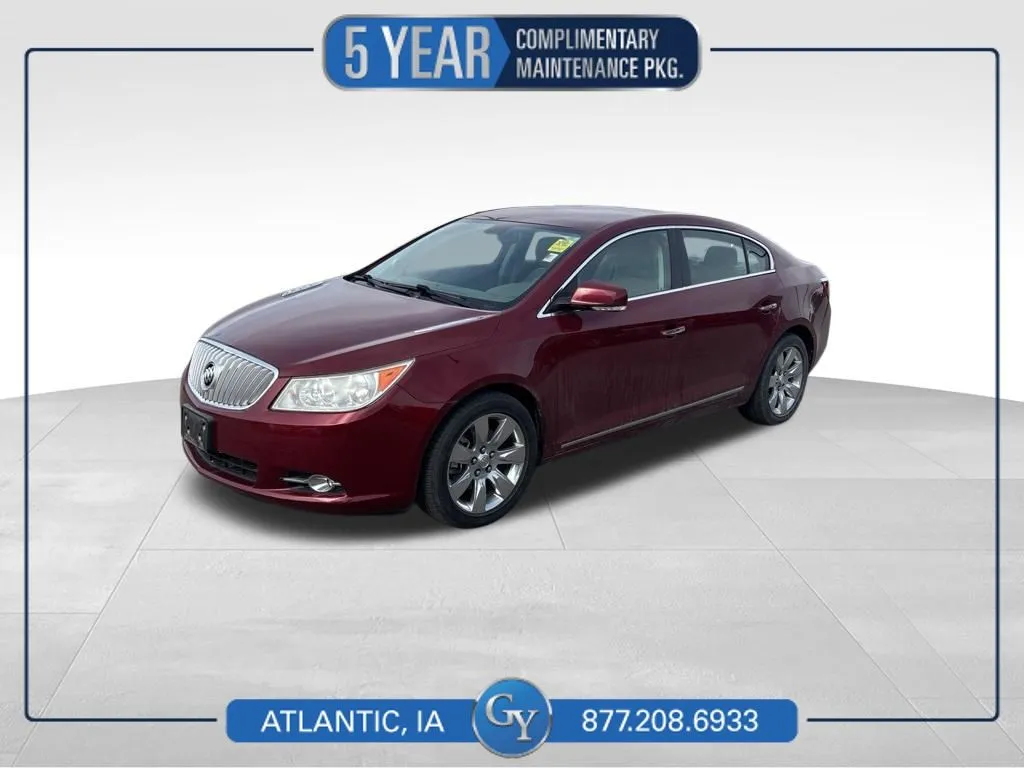 Red 2011 Buick LaCrosse CXL for sale in Atlantic, IA