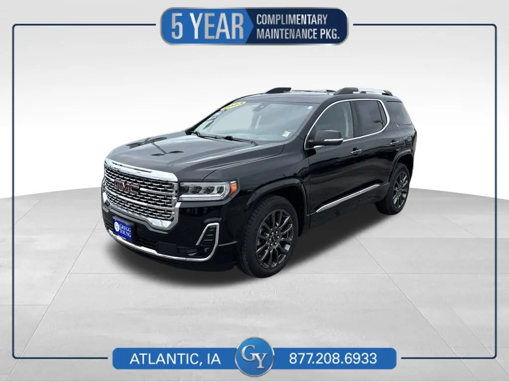 Black 2023 GMC Acadia Denali for sale in Atlantic, IA