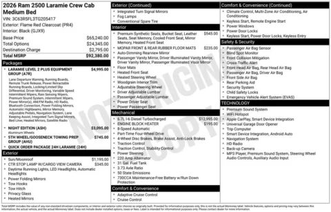 Photos of 2026 Ram 2500 Laramie for sale in Atlantic, IA at Gregg Young Chrysler Dodge Jeep Ram of Atlantic