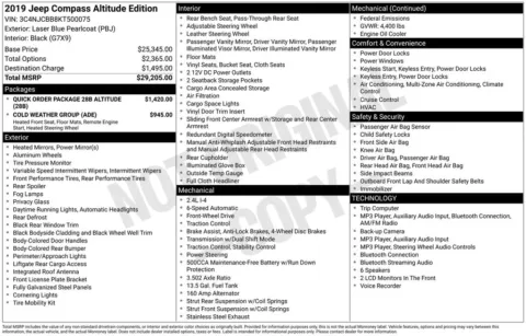 Photos of 2019 Jeep Compass Latitude for sale in Atlantic, IA at Gregg Young Chrysler Dodge Jeep Ram of Atlantic