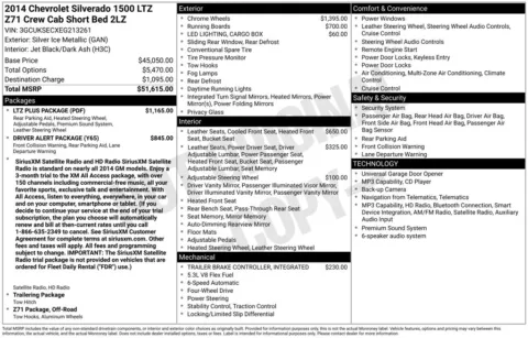 Photos of 2014 Chevrolet Silverado 1500 LTZ for sale in Atlantic, IA at Gregg Young Chrysler Dodge Jeep Ram of Atlantic