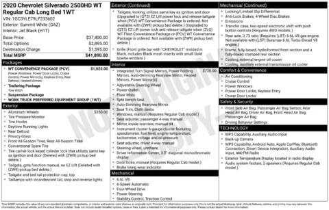 Photos of 2020 Chevrolet Silverado 2500 HD Work Truck for sale in Atlantic, IA at Gregg Young Chrysler Dodge Jeep Ram of Atlantic