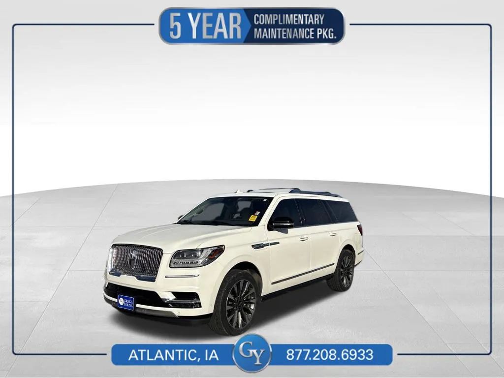 White 2021 Lincoln Navigator L Reserve for sale in Atlantic, IA