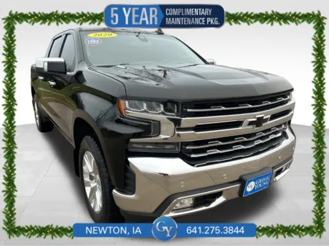 Black 2020 Chevrolet Silverado 1500 LTZ for sale in Newton, IA