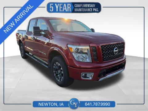 Red 2018 Nissan Titan PRO-4X for sale in Newton, IA