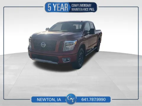 Red 2018 Nissan Titan PRO-4X for sale in Newton, IA