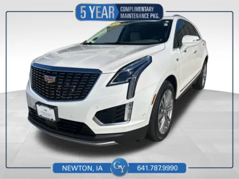 White 2024 Cadillac XT5 Premium Luxury for sale in Newton, IA