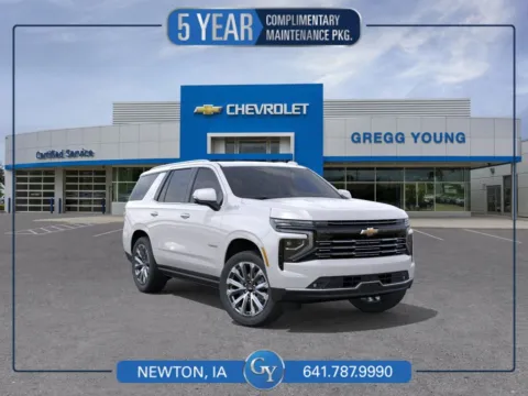 White 2025 Chevrolet Tahoe High Country for sale in Newton, IA
