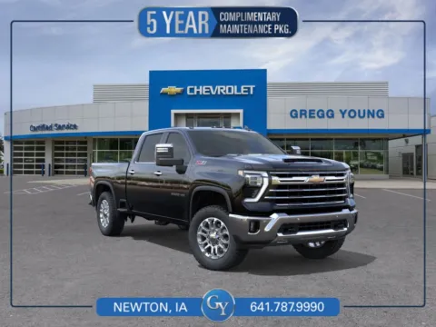 Black 2026 Chevrolet Silverado 2500HD LTZ for sale in Newton, IA