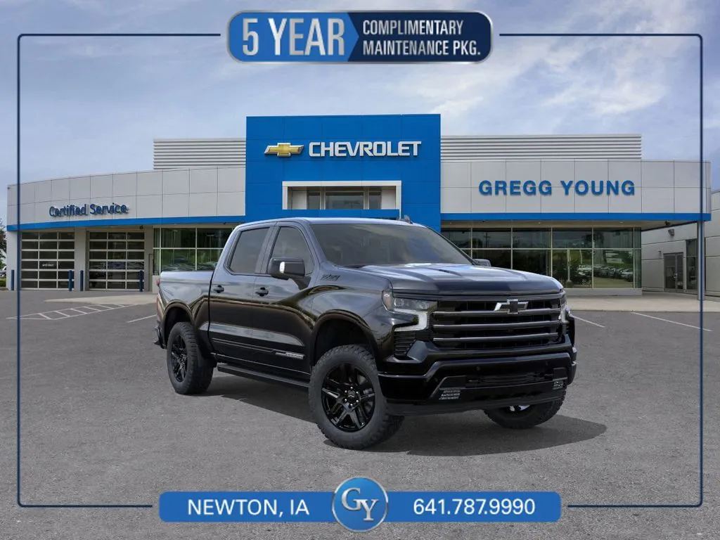 Black 2026 Chevrolet Silverado 1500 High Country for sale in Newton, IA