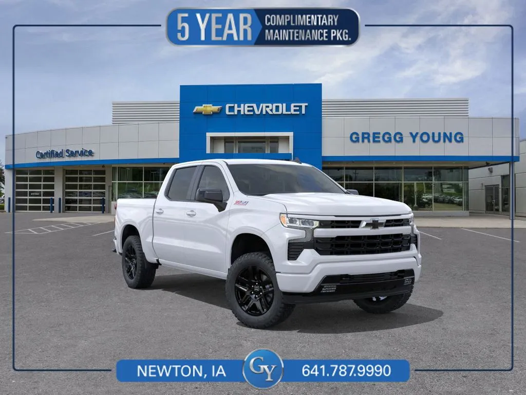 White 2026 Chevrolet Silverado 1500 RST for sale in Newton, IA