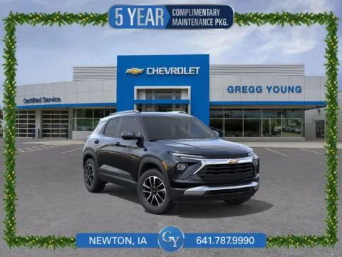 Black 2026 Chevrolet TrailBlazer LT for sale in Newton, IA