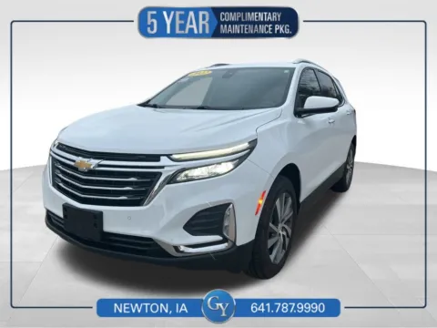White 2022 Chevrolet Equinox Premier for sale in Newton, IA