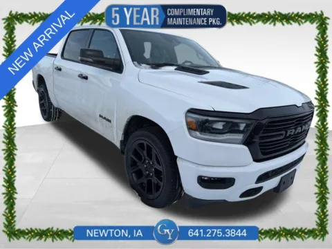 White 2024 Ram 1500 Laramie for sale in Newton, IA