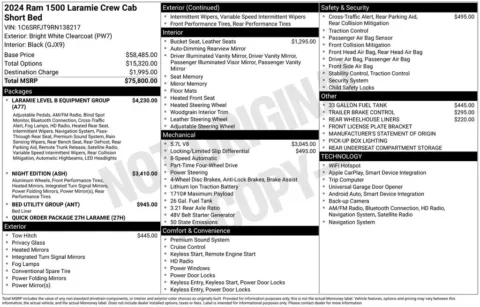 Photos of 2024 Ram 1500 Laramie for sale in Newton, IA at Gregg Young of Newton