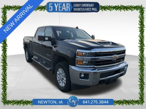 Black 2019 Chevrolet Silverado 2500HD LTZ for sale in Newton, IA