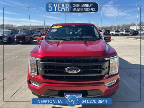 Red 2023 Ford F-150 Lariat for sale in Newton, IA