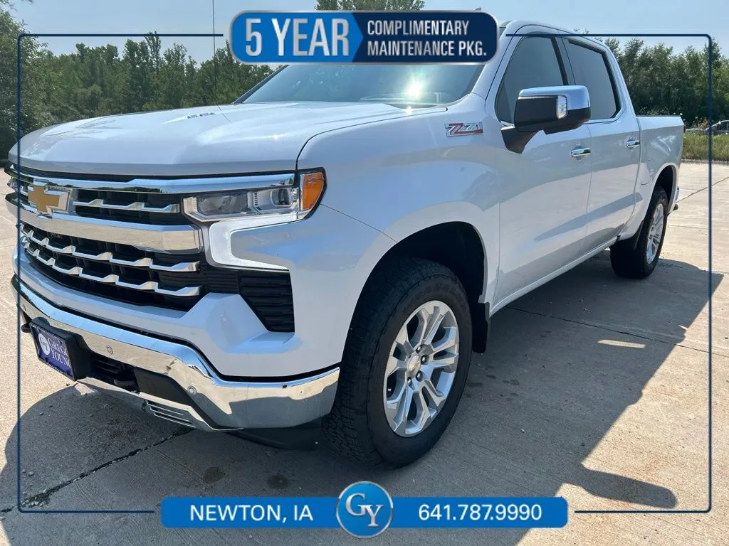 White 2026 Chevrolet Silverado 1500 LTZ for sale in Newton, IA