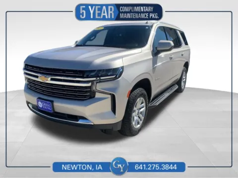 Beige 2021 Chevrolet Tahoe LT for sale in Newton, IA
