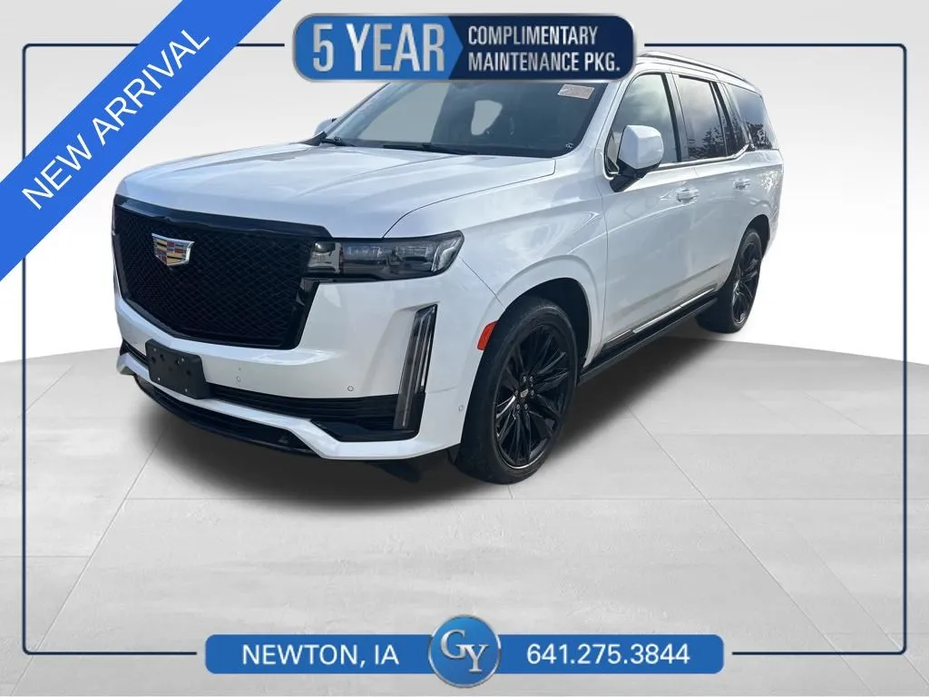 White 2022 Cadillac Escalade Sport Platinum for sale in Newton, IA