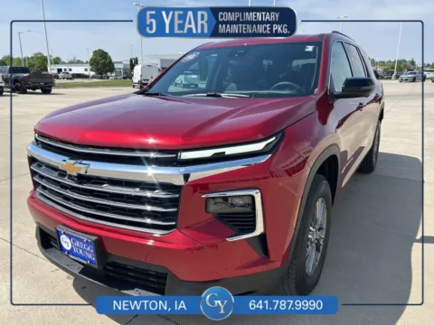 Red 2026 Chevrolet Traverse LT for sale in Newton, IA