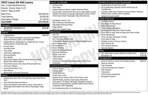Photos of 2023 Lexus GX 460 Luxury for sale in Newton, IA at Gregg Young of Newton