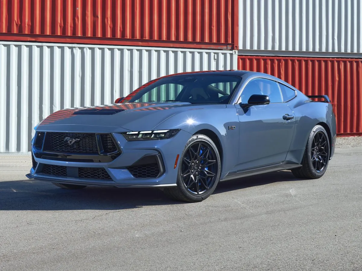 Gray 2024 Ford Mustang for sale in Newton, IA