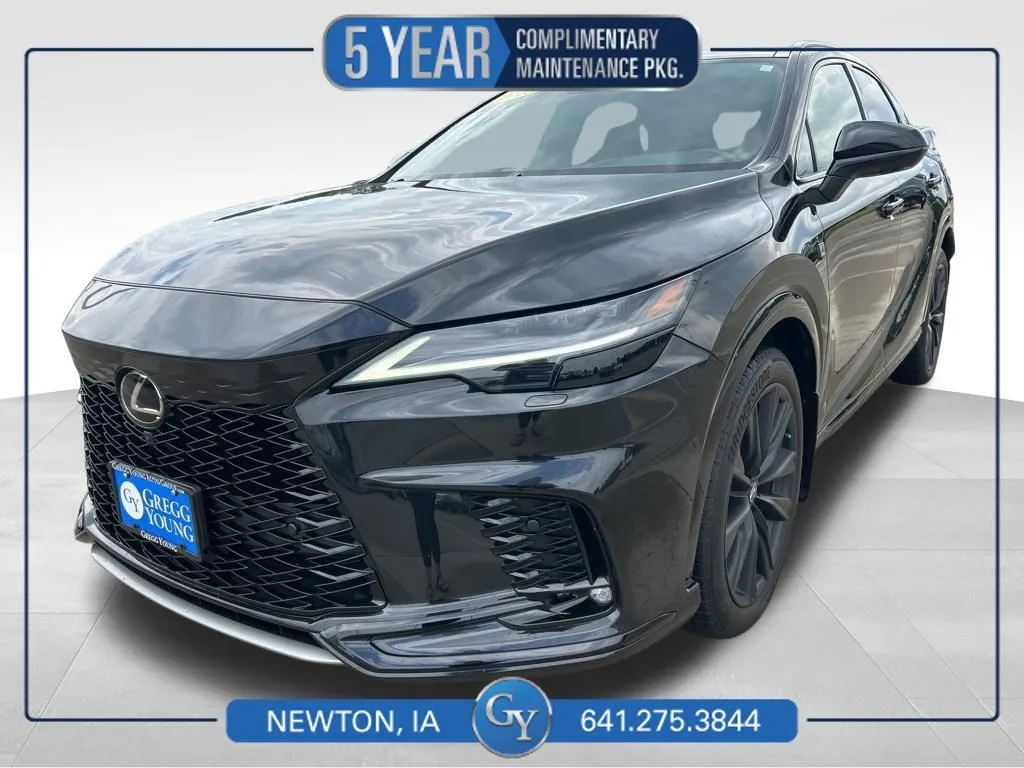Black 2025 Lexus RX 500h F SPORT Performance for sale in Newton, IA