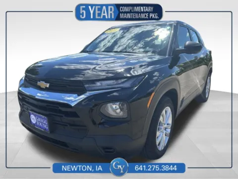 Black 2021 Chevrolet TrailBlazer LS for sale in Newton, IA
