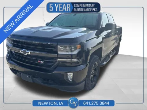 Black 2018 Chevrolet Silverado 1500 LTZ for sale in Newton, IA
