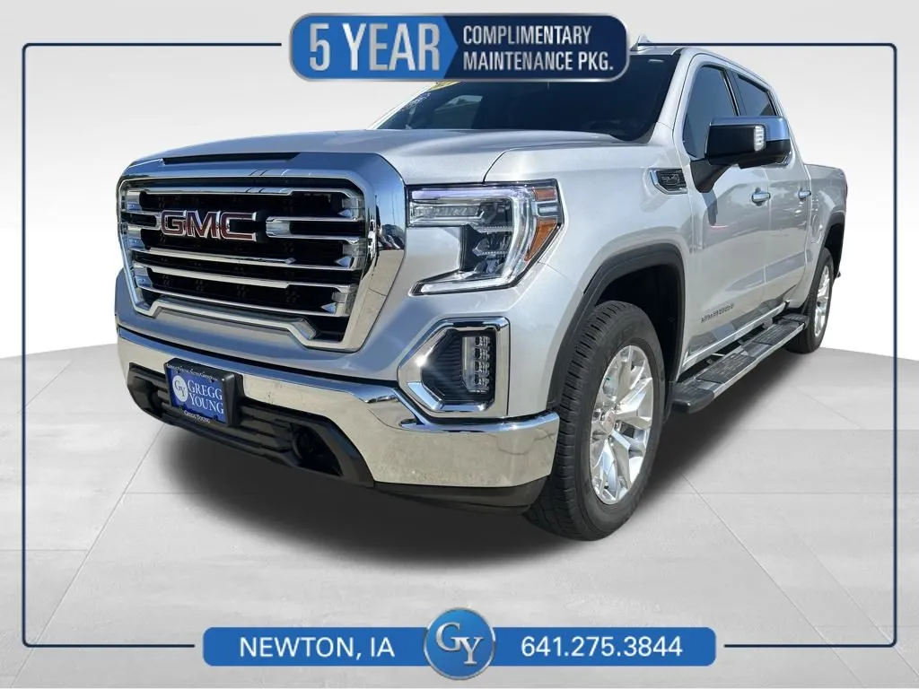 Silver 2021 GMC Sierra 1500 SLT for sale in Newton, IA